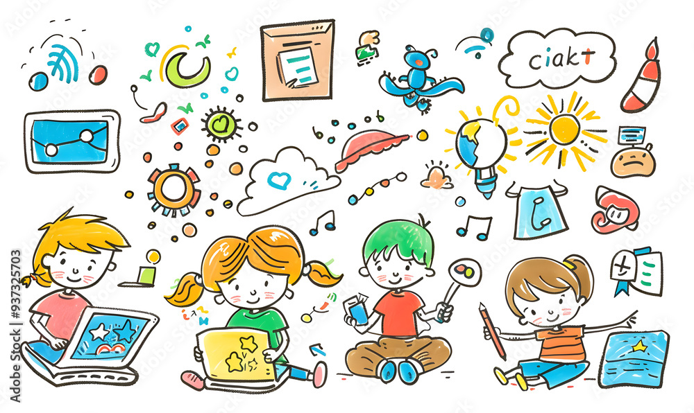 Obraz premium education and learning concept