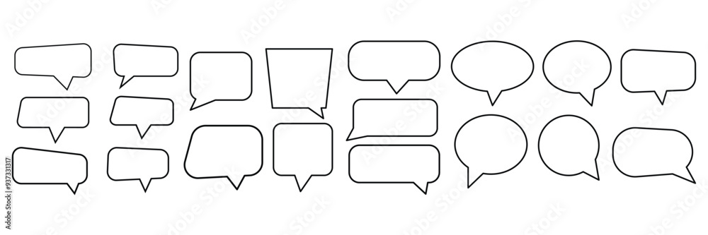 Retro empty comic bubbles and elements set with black on white background. cloud speech bubble icons, Talk bubble. vector set, comic dialog clouds Vector illustration, vintage design. Retro empty comic bubbles and elements set with black on white background. cloud speech bubble icons, Talk bubble. vector set, comic dialog clouds Vector illustration, vintage design.