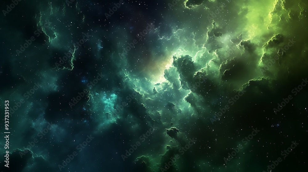 green nebula galxy green nebula galxy
