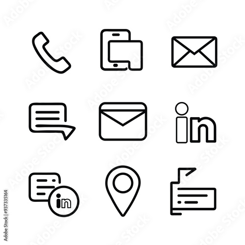 Business Card Icons