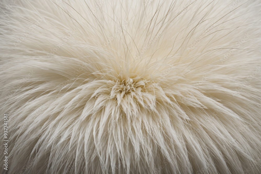 Fototapeta premium White fur mink background texture