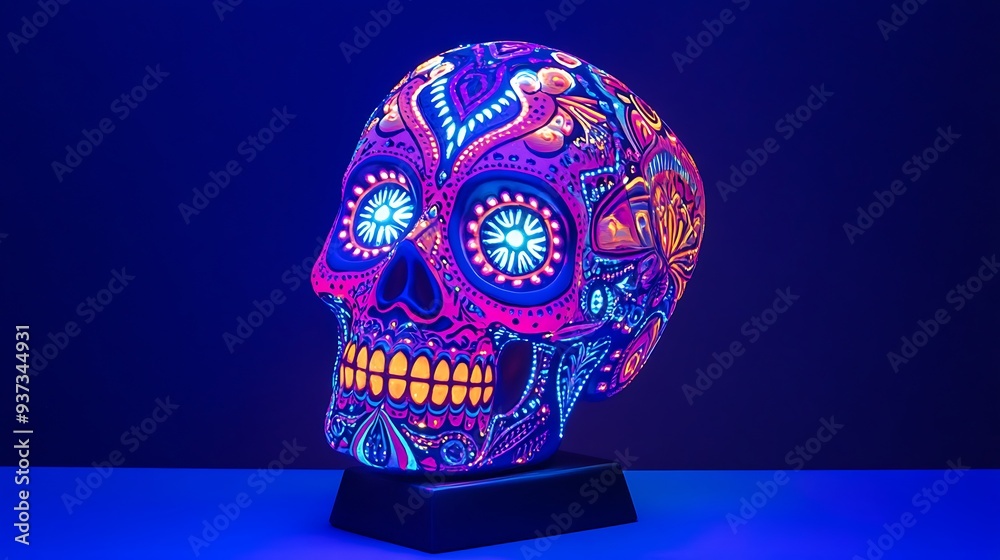 Day of the Dead Sugar Skull Decoration Day of the Dead Sugar Skull Decoration