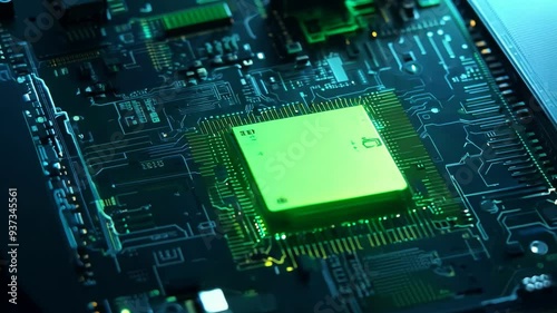 Discovering the inner workings of a computer chip during a late-night electronics project at home