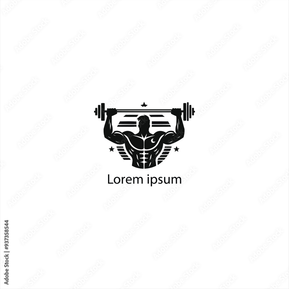 a gym logo design for brand , lifestyle, health , good health a gym logo design for brand , lifestyle, health , good health