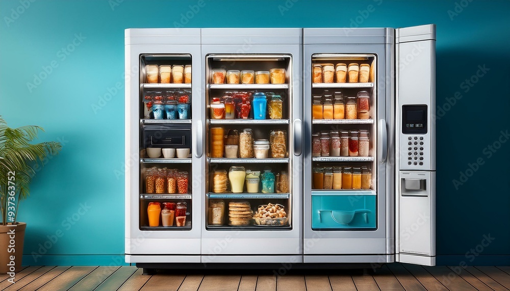 Blank white vending machine with snacks and drinks mockup, isolated Blank white vending machine with snacks and drinks mockup, isolated