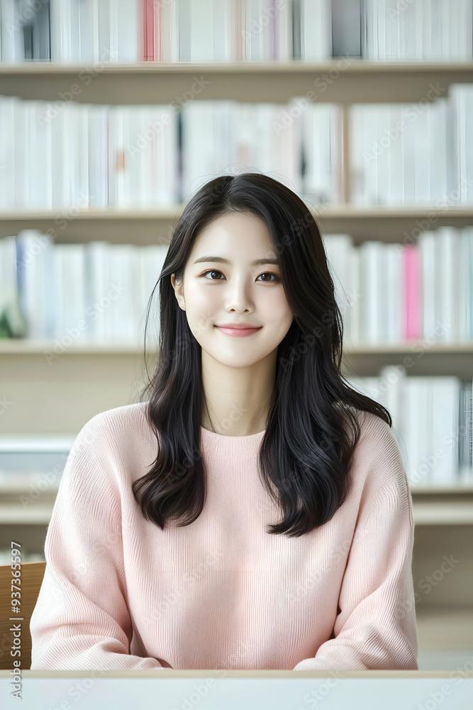 Portrait of a Smiling Young Professional Woman at Work in an Office Environment Portrait of a Smiling Young Professional Woman at Work in an Office Environment