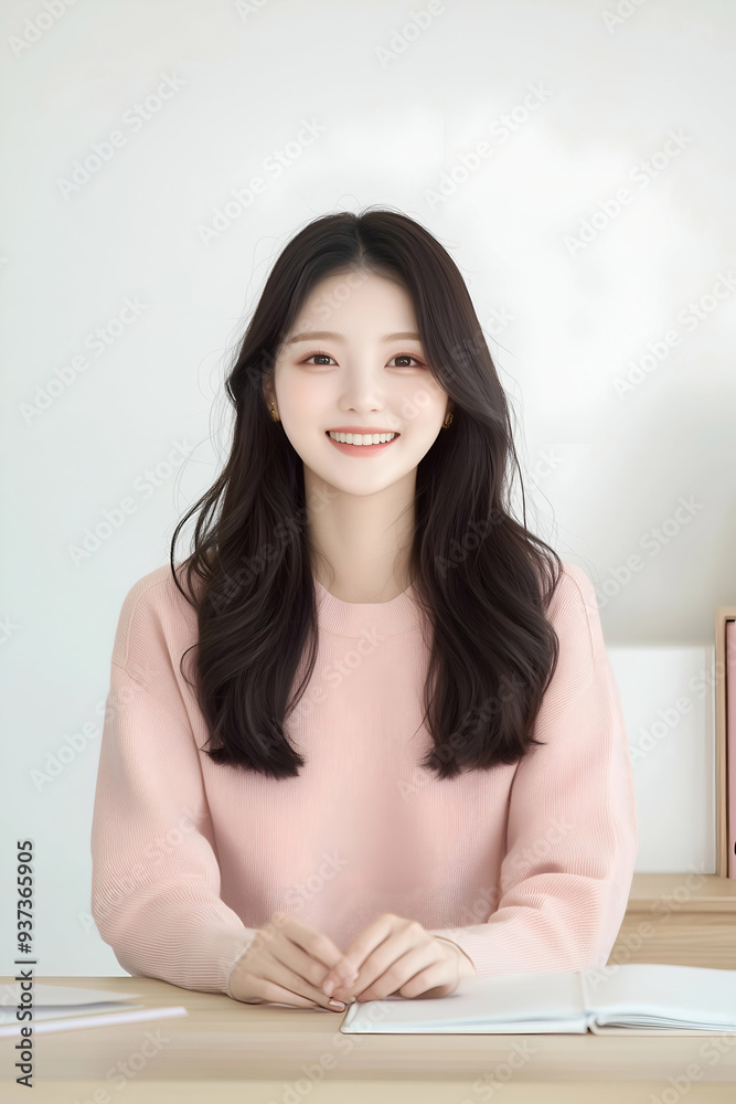 Portrait of a Smiling Young Professional Woman at Work in an Office Environment Portrait of a Smiling Young Professional Woman at Work in an Office Environment