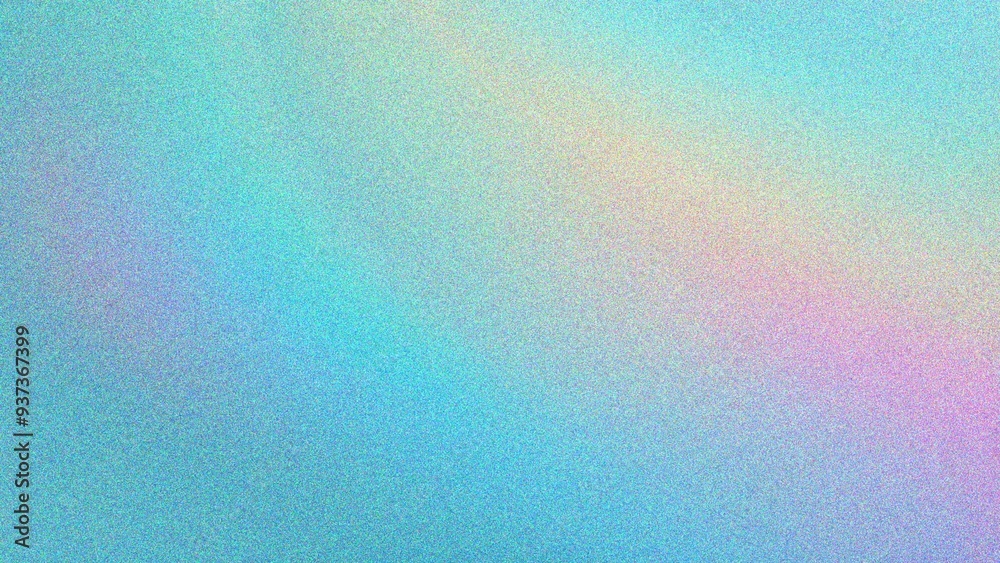Abstract pastel holographic blurred grainy gradient blue background texture banner Abstract pastel holographic blurred grainy gradient blue background texture banner