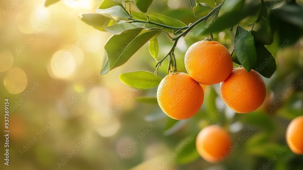 Tiny oranges on tree Tiny oranges on tree