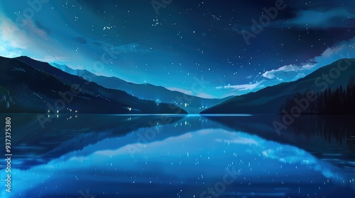 Lake_anime_landscapes_night