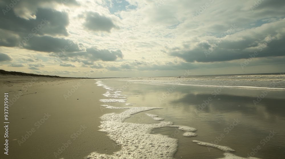 Beach in Borkum Beach in Borkum