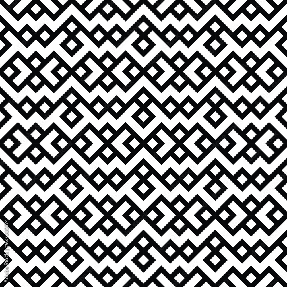 Seamless monochrome vector textures, black and white abstract geometric patterns. Design element for textile, print, fabric. Seamless monochrome vector textures, black and white abstract geometric patterns. Design element for textile, print, fabric.