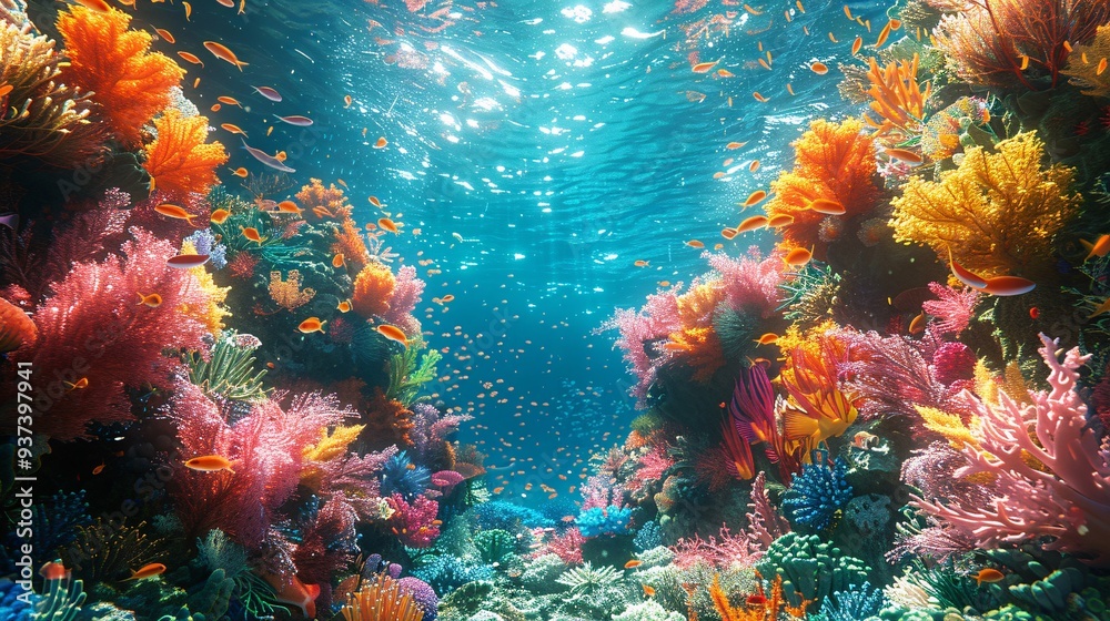 Underwater Paradise: Discover the Vibrant Depths of a Colorful Coral Kingdom Underwater Paradise: Discover the Vibrant Depths of a Colorful Coral Kingdom