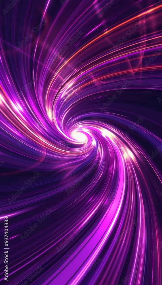 Vibrant scientific abstract background featuring radial wave lines on a deep purple backdrop Vibrant scientific abstract background featuring radial wave lines on a deep purple backdrop