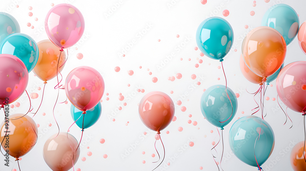 a bunch of colorful balloons with one that says quot rainbow quot on the top ai generative.. a bunch of colorful balloons with one that says quot rainbow quot on the top ai generative..