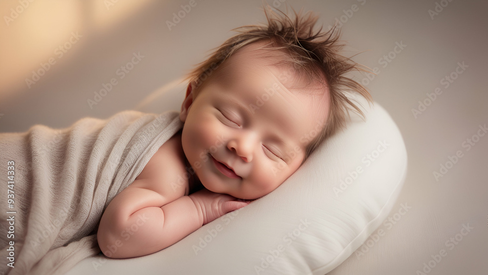 A cherubic baby boy approximately months ai generative A cherubic baby boy approximately months ai generative