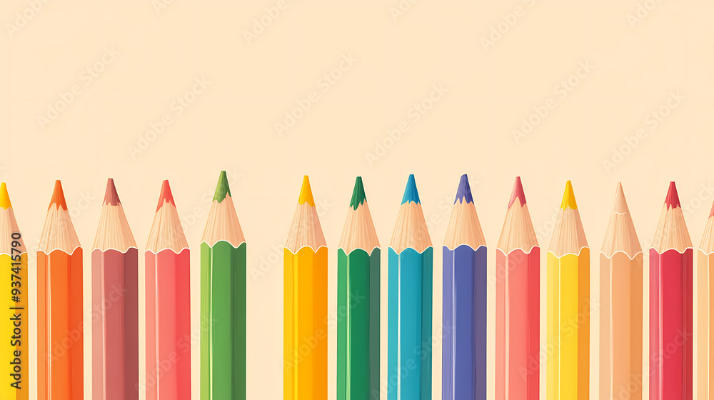 Color pencils background Color pencils background