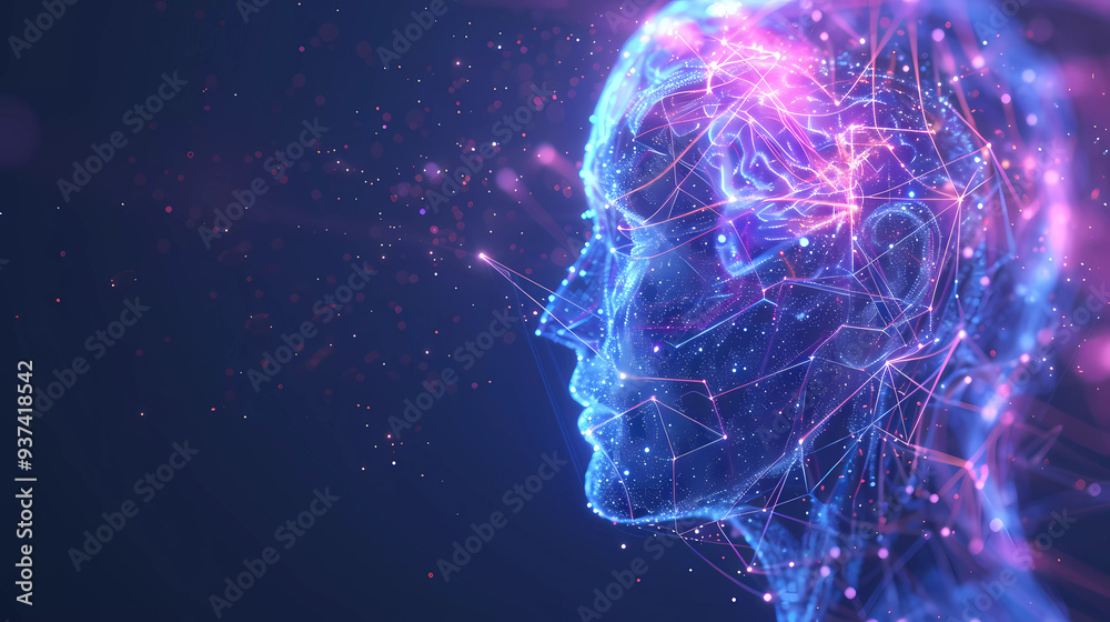 Human head with lumina lightbulb with brain inside.brainwave. Artificial intelligence,Neuro scientist concept. Human head with lumina lightbulb with brain inside.brainwave. Artificial intelligence,Neuro scientist concept.