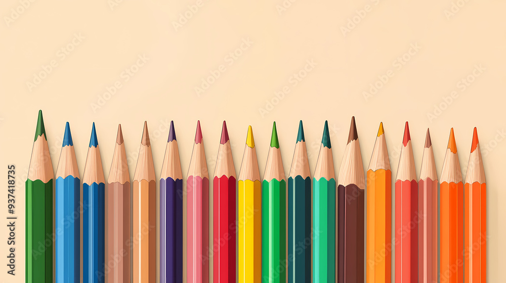 Color pencils background Color pencils background