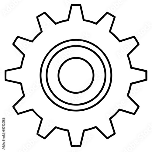 gear cog and oil vector svg outline vector svg