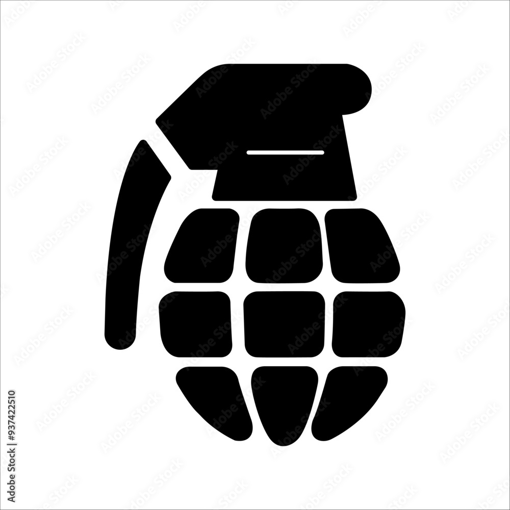 Grenade icon template. Stock vector illustration. Grenade icon template. Stock vector illustration.
