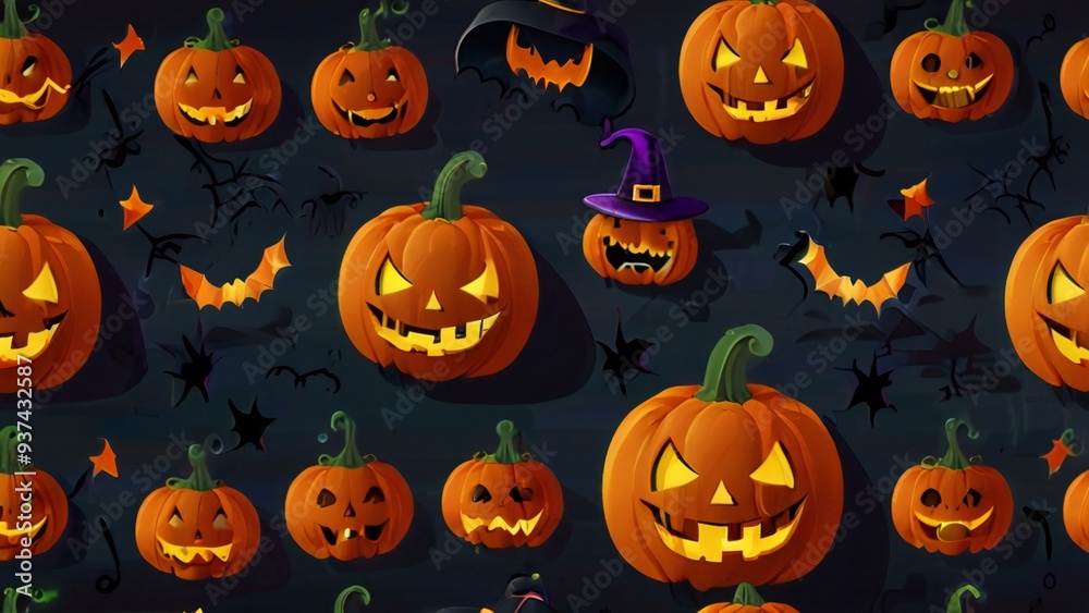 halloween seamless pattern halloween seamless pattern