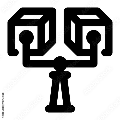 beacon chain, blockchain, block chain, network, crypto, technology outline icon
