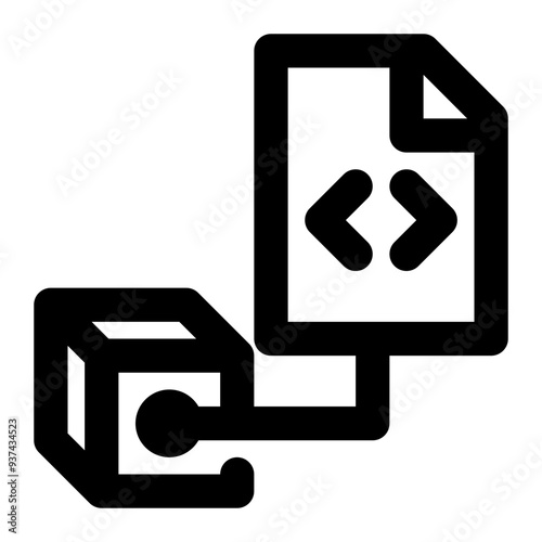 smart contract, programming, blockchain, block chain, code, contract outline icon