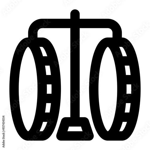 stablecoin, coin, stable, cryptocurrency, crypto currency, blockchain outline icon