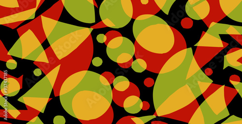 Abstract pattern. Illustration for printing on wall decorations. For use in graphics.