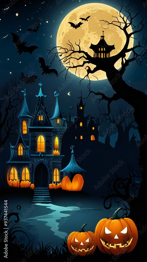 halloween background with pumpkin halloween background with pumpkin
