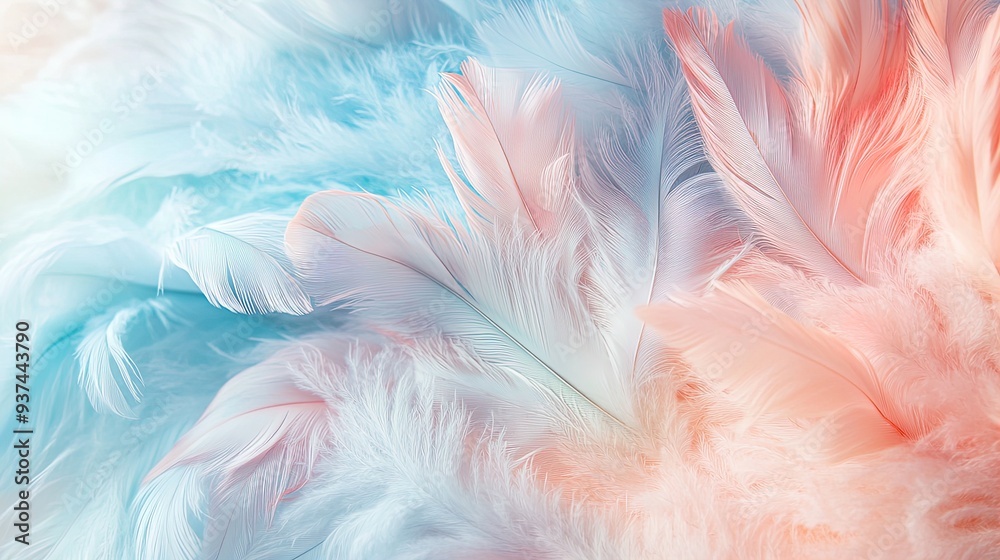 Enchanting Pastel Feather Tapestry in Soft Blue and Pink: Perfect for Elevating Sports Interiors with a Touch of Whimsy and Lightness! Enchanting Pastel Feather Tapestry in Soft Blue and Pink: Perfect for Elevating Sports Interiors with a Touch of Whimsy and Lightness!