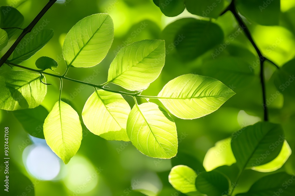 Green Leaves in Sunlight Green Leaves in Sunlight