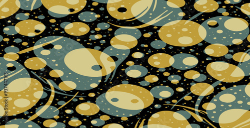 Abstract pattern. Illustration for printing on wall decorations. For use in graphics.