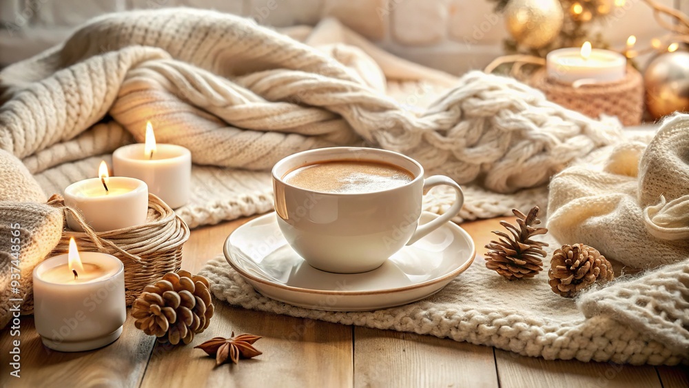 Cozy Beige and Cream Color Palette Warm Mood Shot Cozy Beige and Cream Color Palette Warm Mood Shot