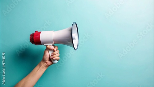 megaphone on the wall