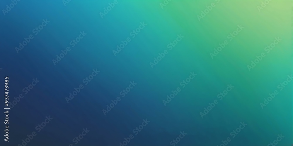 Obraz premium blue to green colors grainy gradient smooth transition background