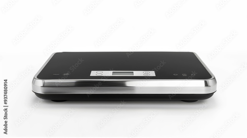 Digital kitchen scale with blank screen isolated on white background Digital kitchen scale with blank screen isolated on white background