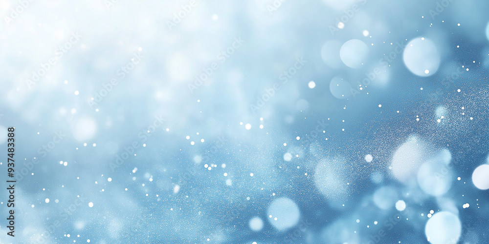 A soft blue and white abstract background with bokeh lights, creating a wintery and dreamy atmosphere. Perfect for holiday designs or seasonal marketing materials with ample copy space. A soft blue and white abstract background with bokeh lights, creating a wintery and dreamy atmosphere. Perfect for holiday designs or seasonal marketing materials with ample copy space.