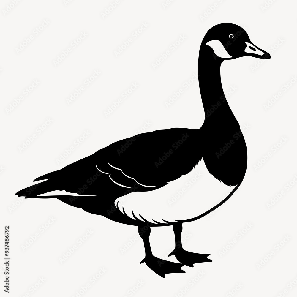 Obraz premium duck animal vector svg