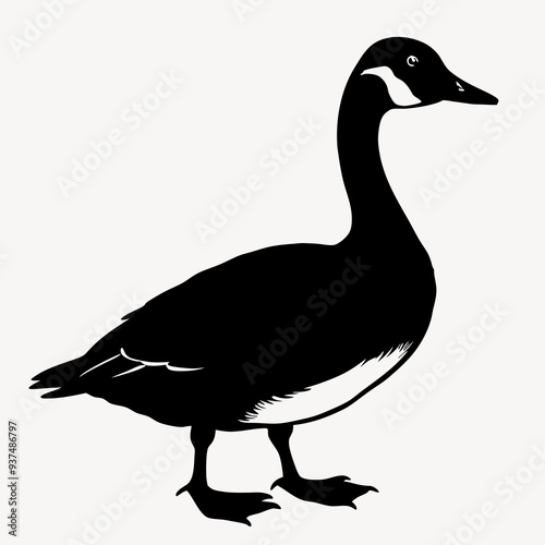 duck animal vector svg