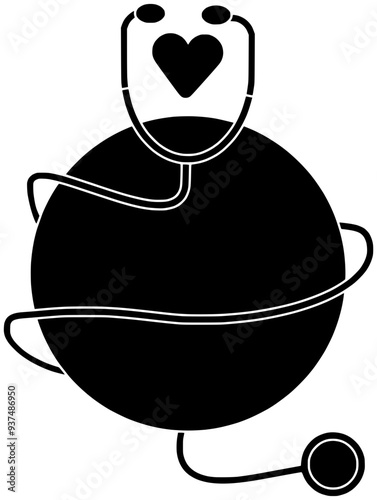 medical illustration cpr silhouette heart logo monitor icon  emergency outline emergency ecg health hospital organ cardiac pulse patient doctor shape doctor care resuscitation for vector graphic backg