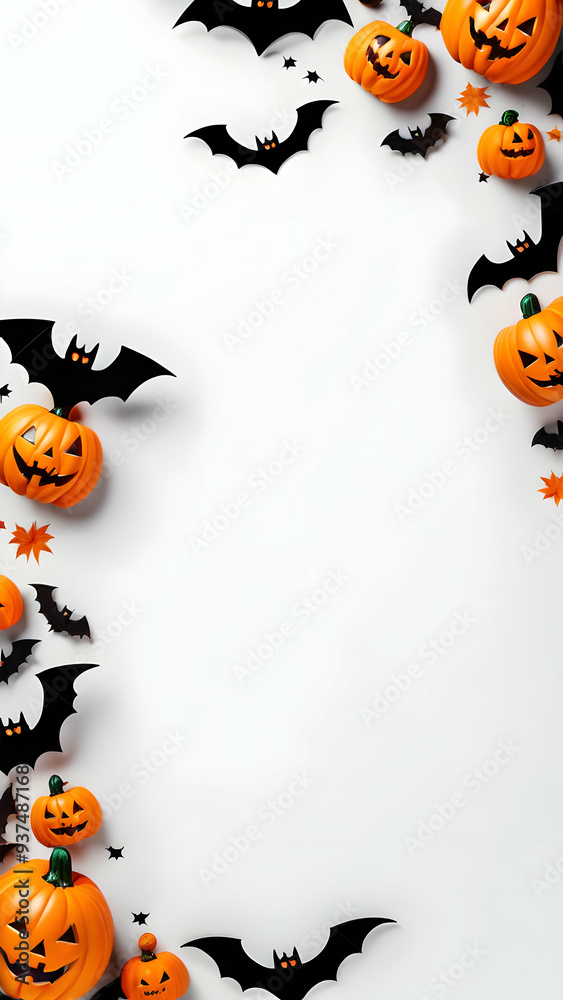 Halloween Border Copy Space Area Halloween Border Copy Space Area