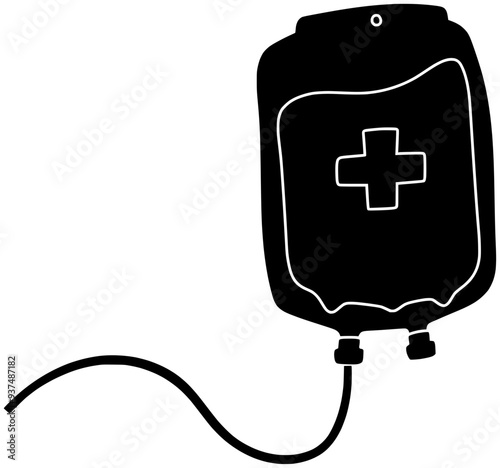 medicine illustration liquid silhouette drip logo iv icon infusion outline hospital bag care blood transfusion medical intravenous health therapy shape clinic solution saline for vector graphic backgr