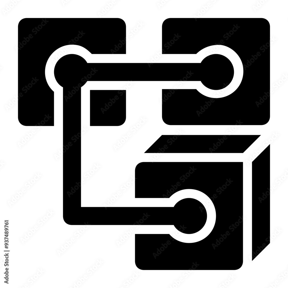 genesis block, original block, blocks, blockchain, block chain, fork solid or glyph icon genesis block, original block, blocks, blockchain, block chain, fork solid or glyph icon