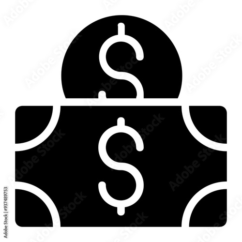 fiat, currency, currencies, dollars, money, cash solid or glyph icon