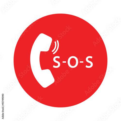 emergency call icon vector design