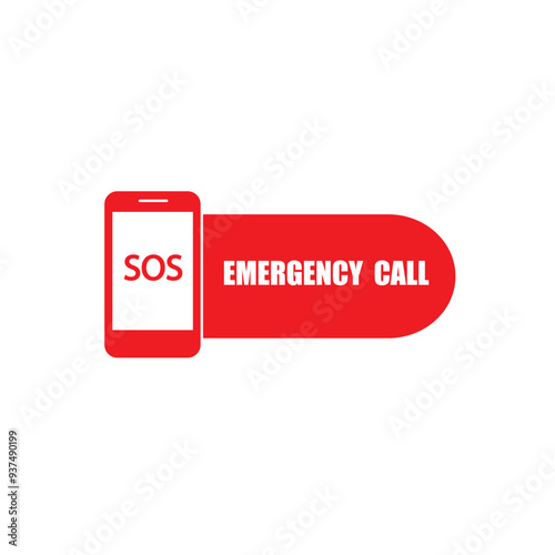 emergency call icon vector design