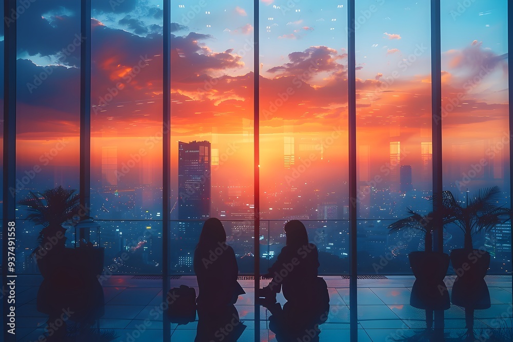 Obraz premium Colleagues supporting each other's growth