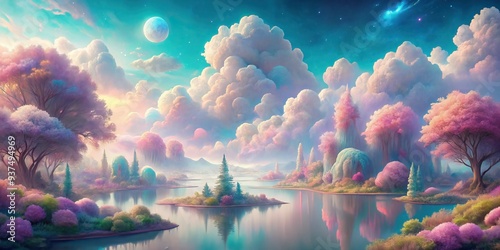 Ethereal Whispers Pastel Hued Dreamscapes